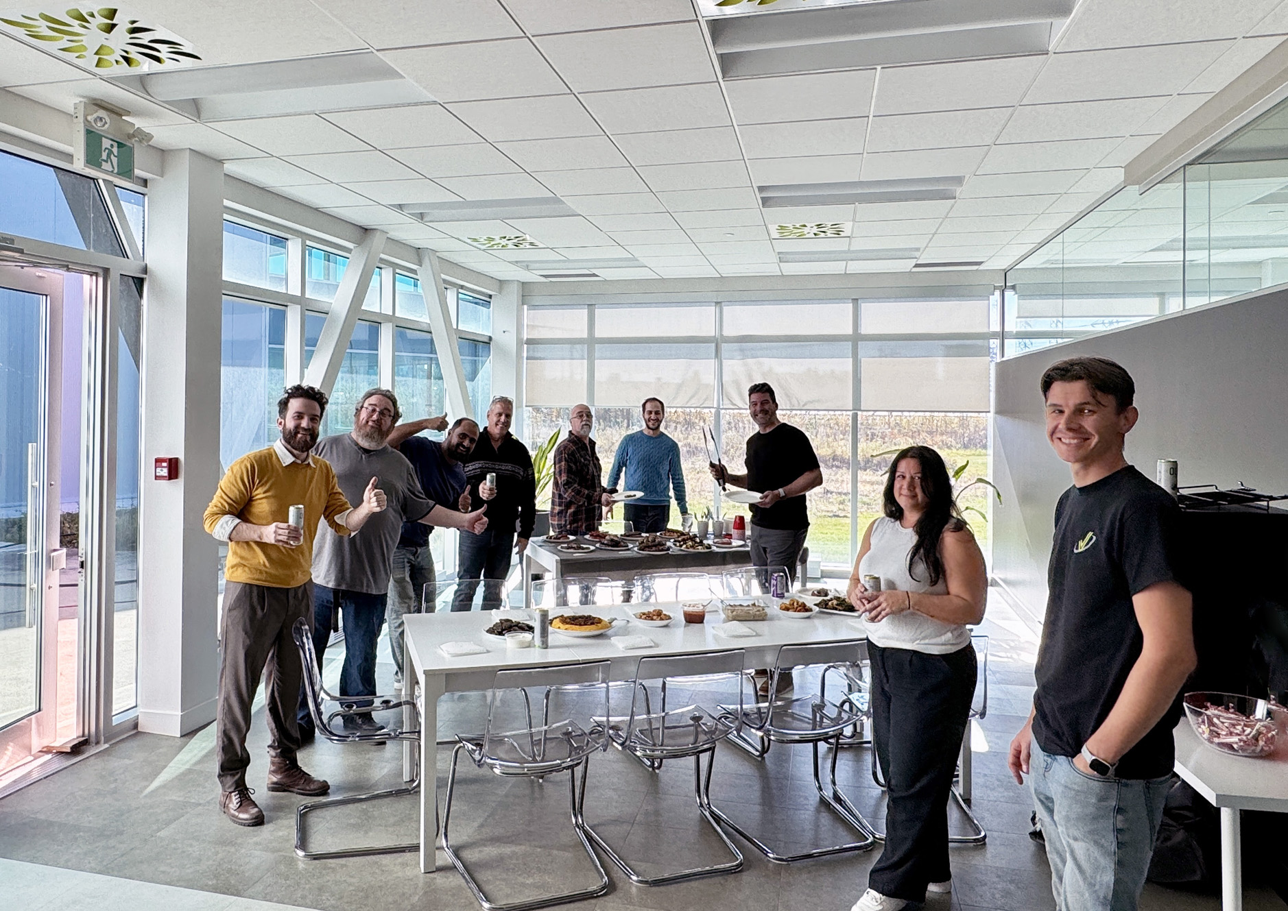 EffectiV team at a BBQ